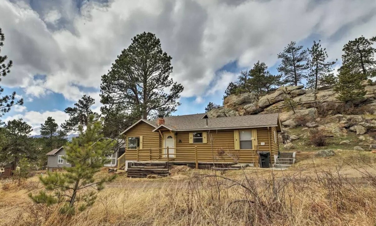 Estes Park Cabin | Cabin with Private Hot Tub and Mountain Views
