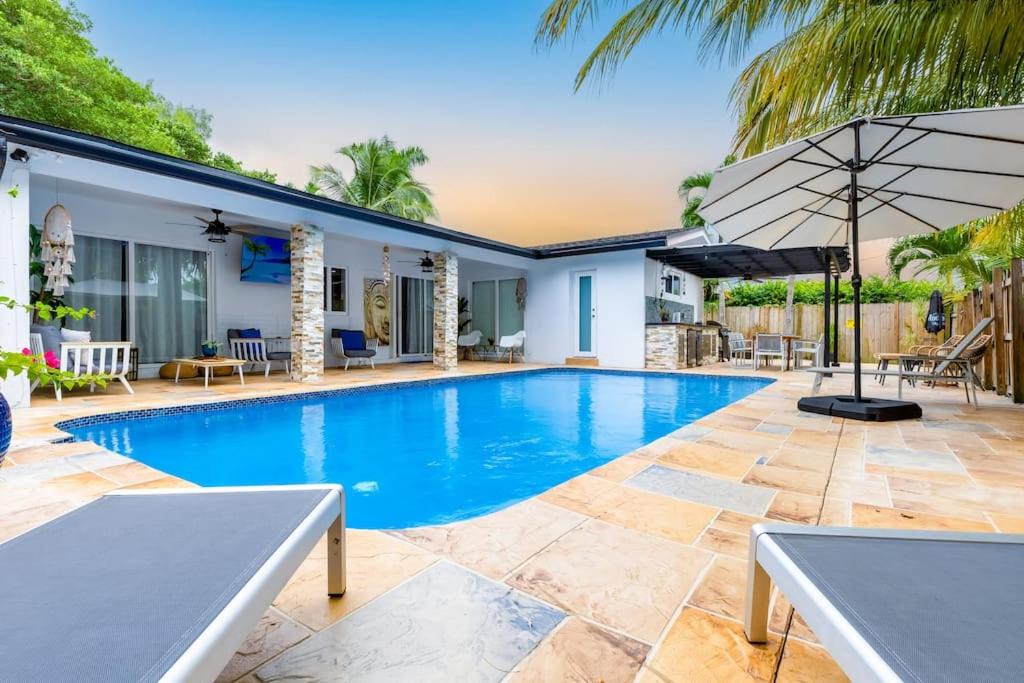 Hallandale Beach Villa | Casa Tropicana - Heated Pool, Game Room & Mins from beach