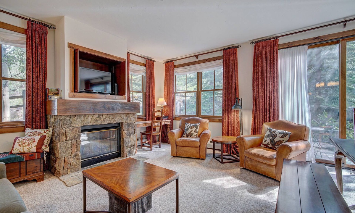 Historic District Condo | Close to Peak 9, On Main St, Shared Pool/Hot Tubs.