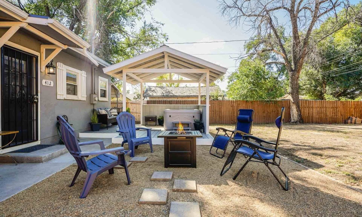 Colorado Springs House | Cozy home with HOT TUB on the Westside! Pet friendly with firepit and bar-b-que