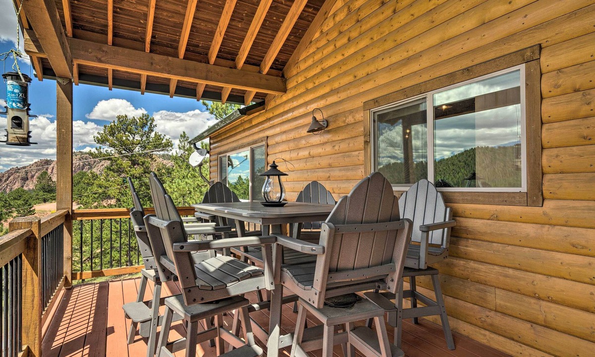 Cripple Creek Cottage | Cripple Creek Mountain Getaway w/Hot Tub & Views!