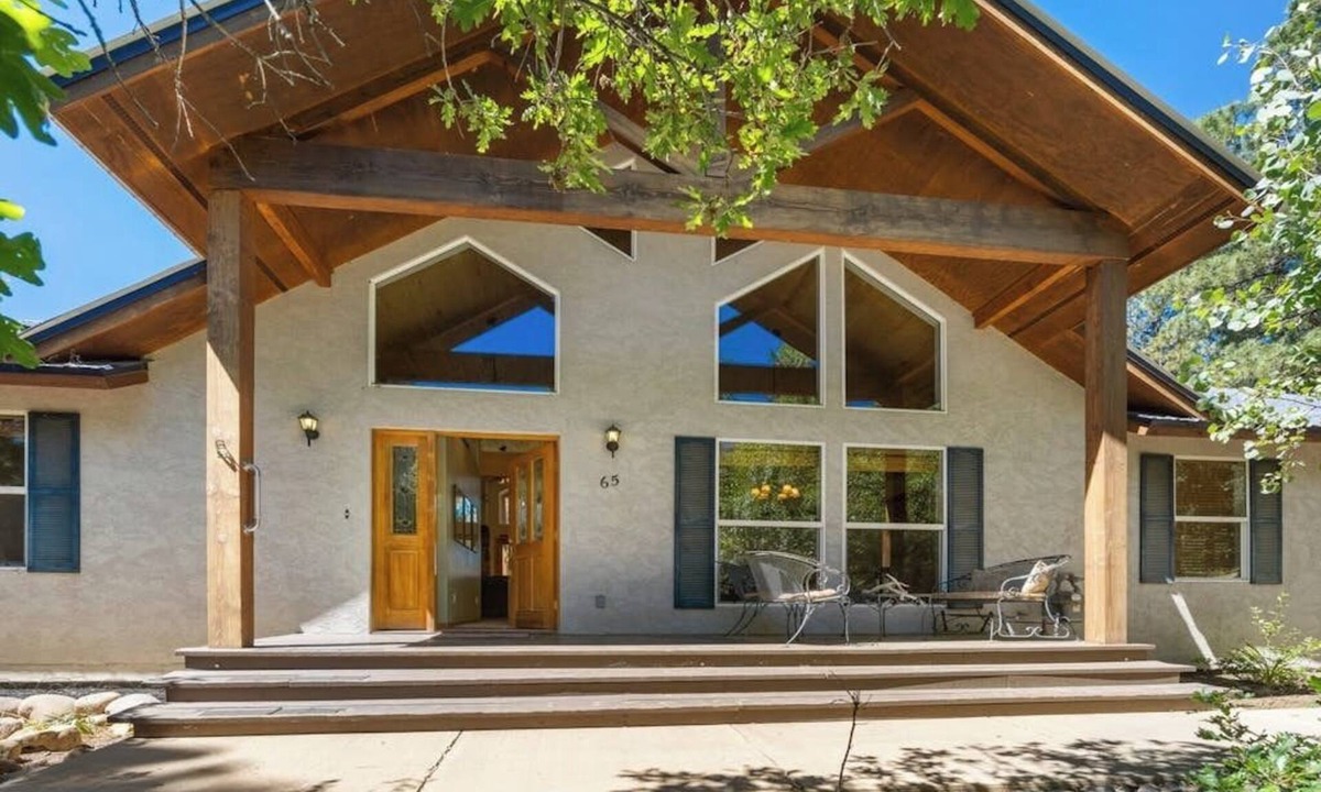 Pagosa Springs House | Enchanting home with skiing, firepit, game room, balcony, & washer/dryer