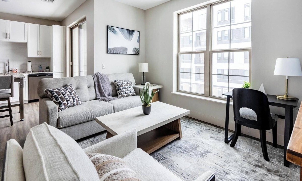 Tremont Apartment | Landing | Beautiful 1BD, Gym, Courtyard