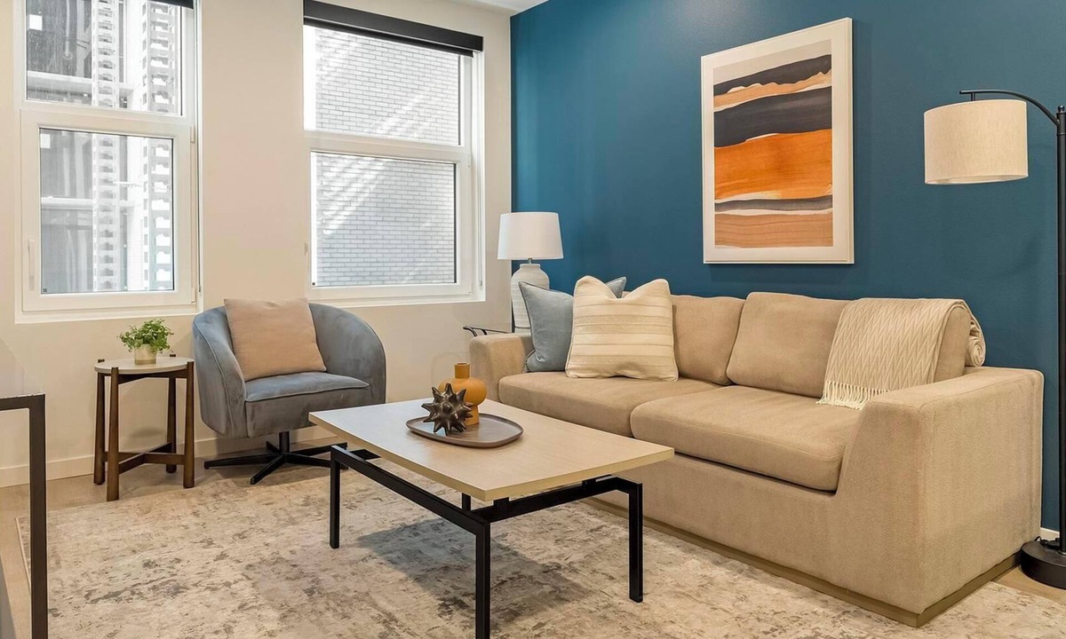 Civic Center Apartment | Landing | Stylish 1BD, Gym, Rooftop Lounge