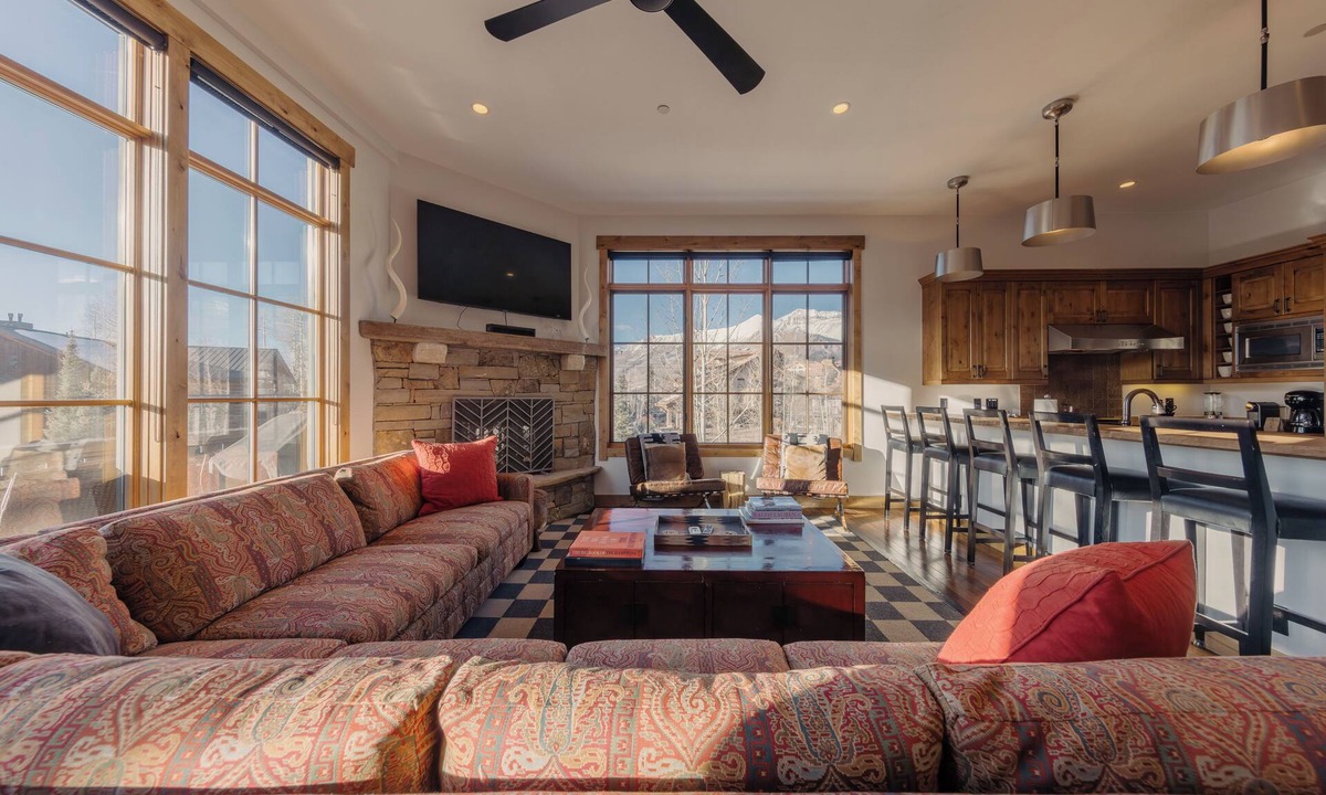 Mountain Village Condo | Luxury Summer Condo by InvitedHome | Walk to Town, Corner Patio Views