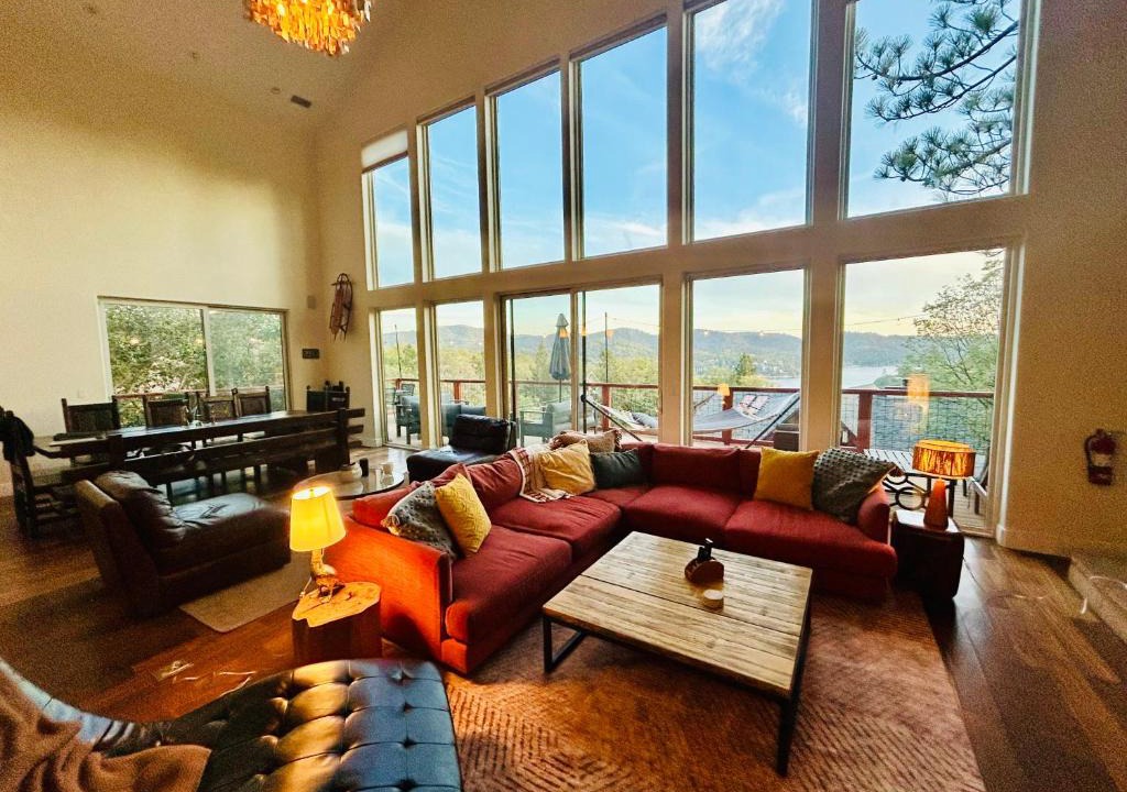 Lake Arrowhead House | Modern 6 bedroom retreat, stunning lake views, close to village!