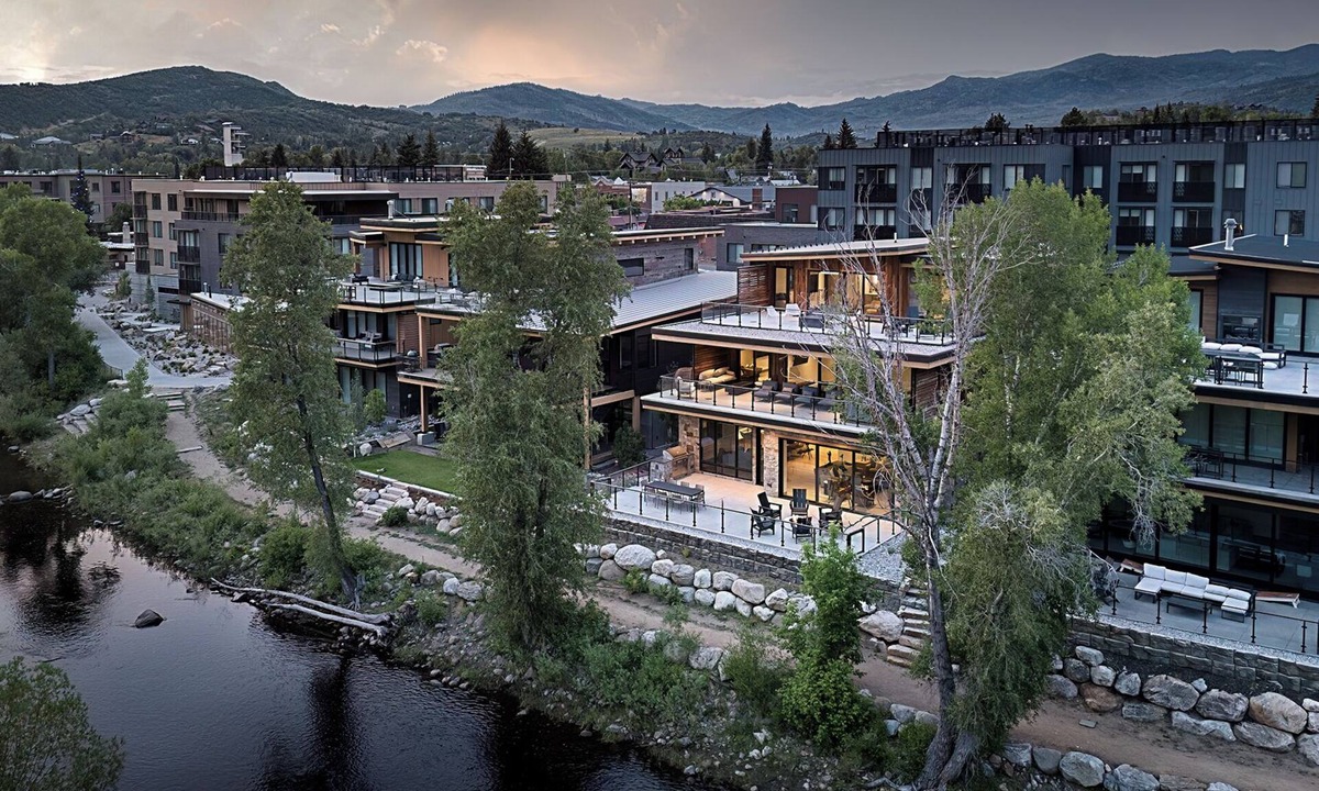 Old Town House | Modern Riverfront Retreat with Views | Riverlight Lodge