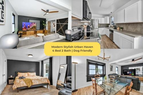 Akron House | Modern Stylish Urban Haven 4 Bedroom 2 Bath - Dog Friendly