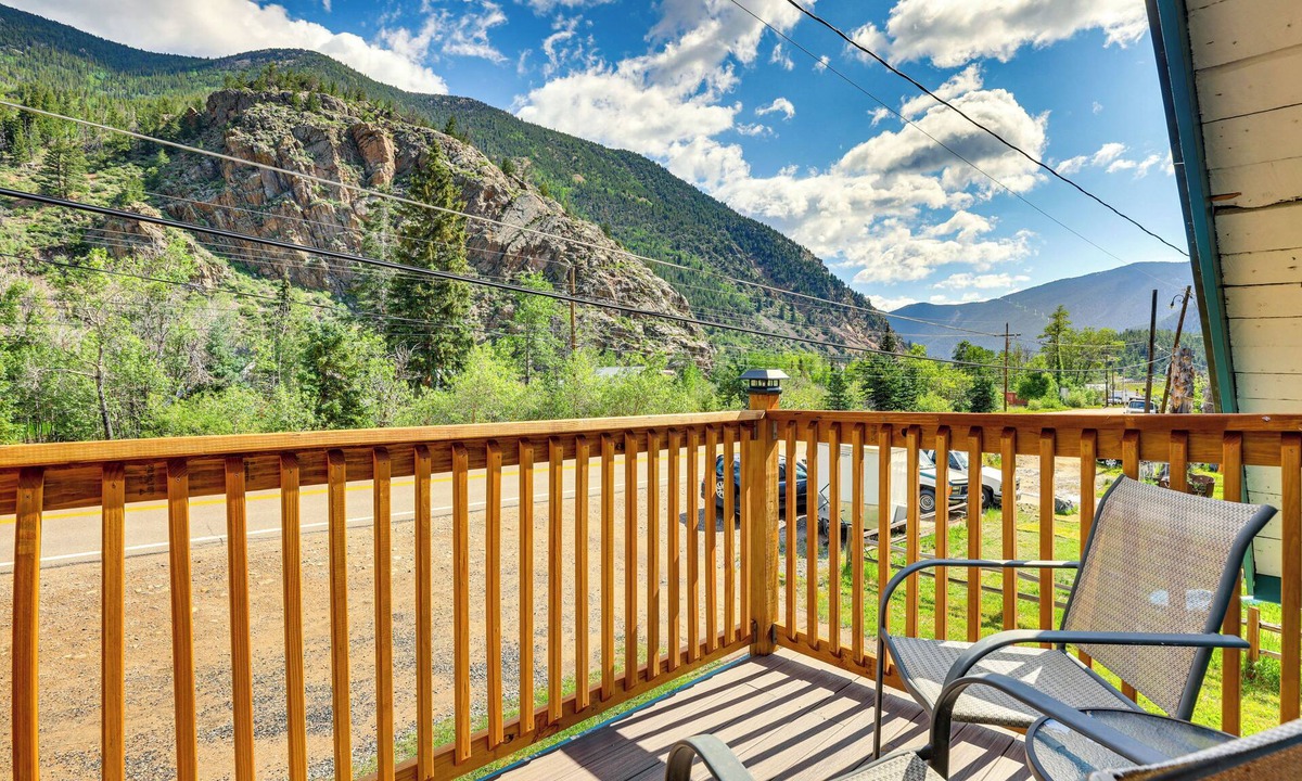 Georgetown House | Mountain-View Silver Plume Escape: Walk to Creek!