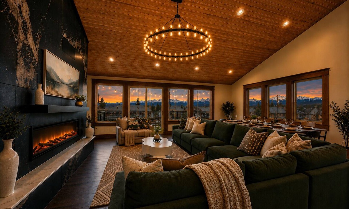 Fairplay House | New Luxury 5bed-4Bath w/Hottub & Mtn Views-30 Min Breck