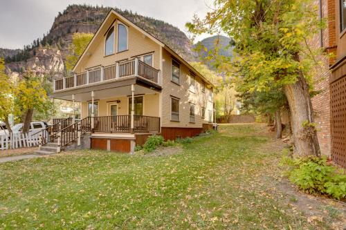 Ouray House | Patio & Mountain Views: Central Ouray Getaway!
