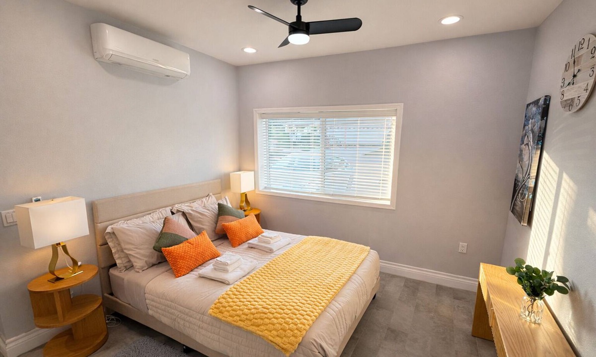 Fontana Apartment | Private Furnished Studio ADU - Monthly Stays - Extended Stay Ready