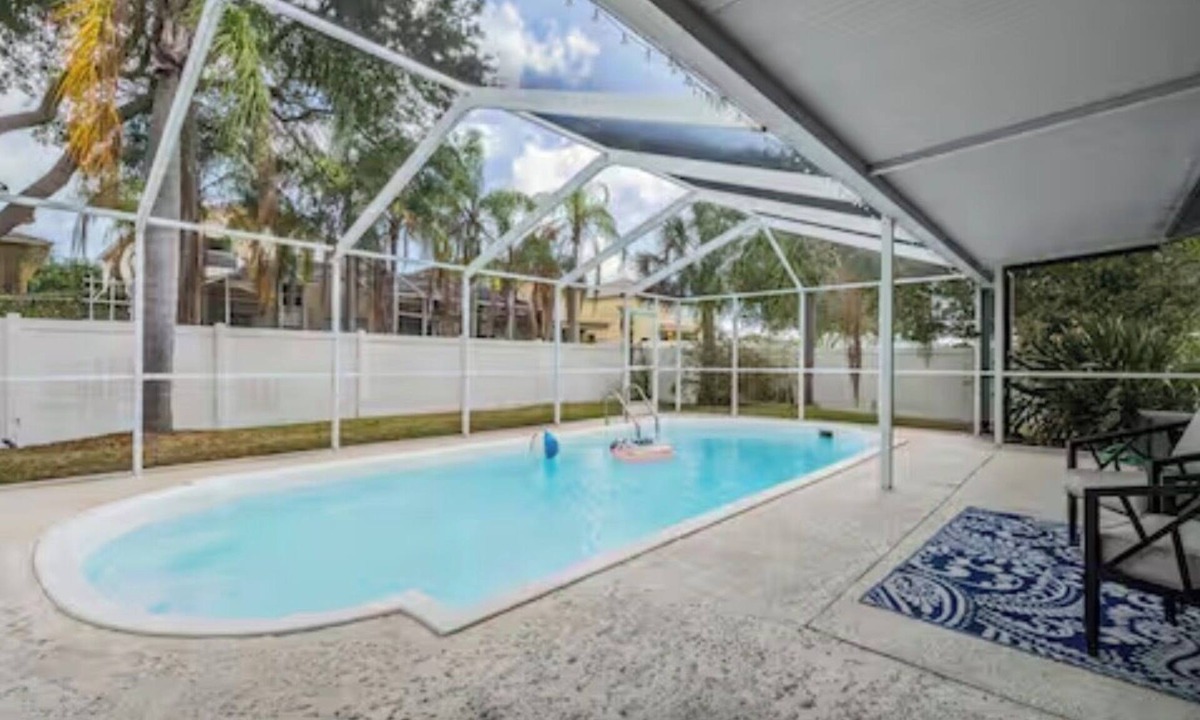 Oldsmar House | Private Heated Pool Retreat Near Clearwater & TPA
