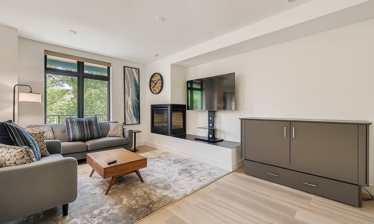 Willow Grove Condo | Riverfront Condo Near Keystone & Breck | Fireplace, Heated Floors |Mountain Views |Covered Parking