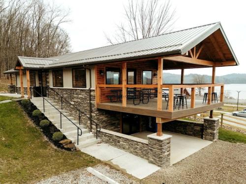 Scio Ski Chalet | Rustic Tree A-Frame with Original Design by Tappan Lake in Ohio