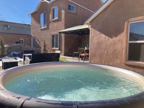 Salida House | Salida Retreat House - courtyard hot tub STR#753