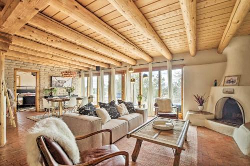 Eldorado at Santa Fe House | Santa Fe Desert Adobe Retreat - Mountain Views