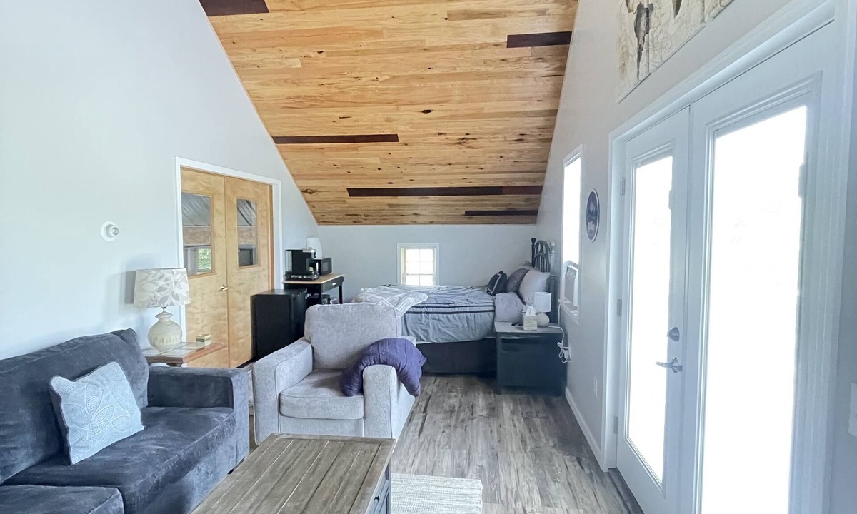 Huntsburg Apartment | Stay in our cozy Maple Syrup Sugarhouse at Butternut Maple Farm