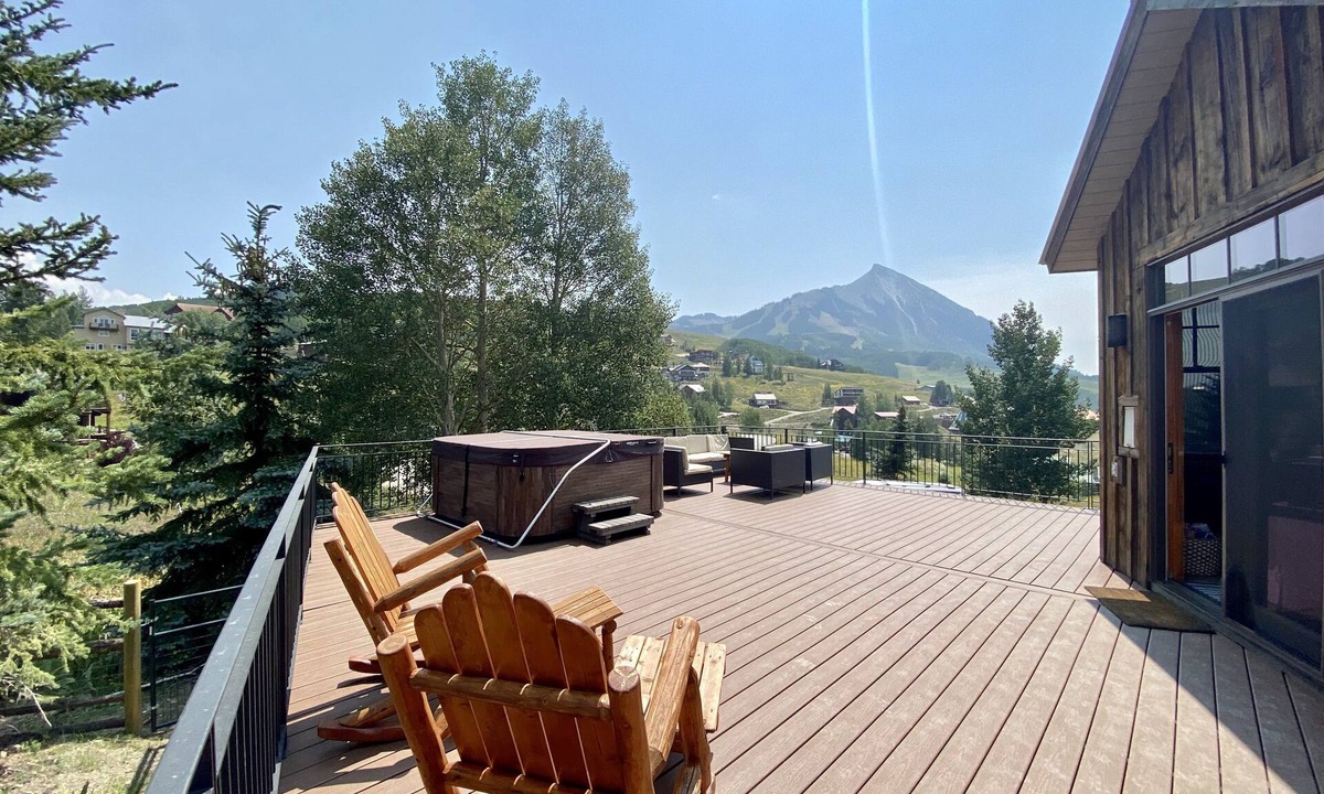 Mount Crested Butte House | Your family wants to relax in the mountains from the deck @ Montaña Azul, Mt CB!