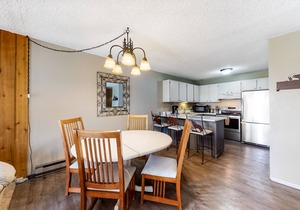 Walk-to-Lift Condo with Gas Fireplace, 2 Balconies & Shared Hot Tub/Pool/Sauna