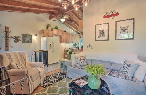 Crestline House | 1 Mi to Lake Gregory: Boho Crestline Cabin