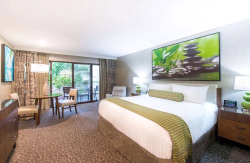 Barron Park Hotel | 2 Serene Unit with Outdoor Pool, Balcony Free Breakfast & Parking