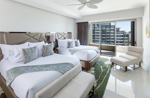 Aurora Resort | 4,198-square-foot oceanfront suite is chic and modern