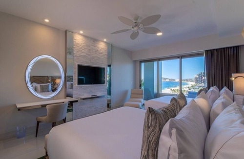 Aurora Resort | 4,198-square-foot oceanfront suite is chic and modern