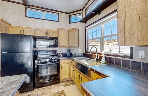 Fremont County Cottage | 4 cabins on an 1800-acre working ranch with amazing views & animals