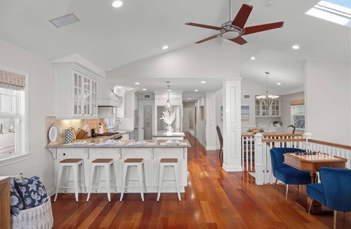 The Strand House | 4br Beach House Steps from Sand - AC, Parking, BBQ