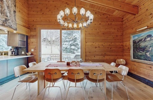 Snowmass Village House | 70's style home near Village with private hot tub & fireplace - dog-friendly