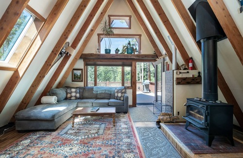Blue River House | A-Frame of Mind Cabin: Dog-Friendly Woodsy Getaway