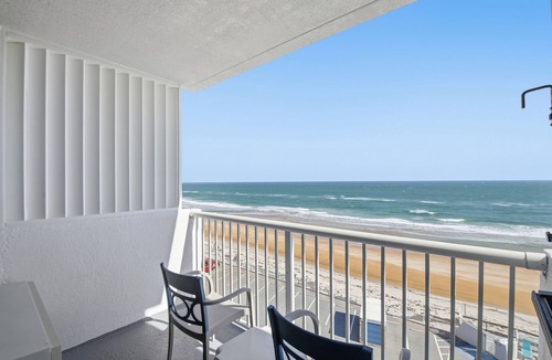 Bostroms Lower Ormond Beach Apartment | ADA Oceanfront Studio | Games, Pool & Picnic Area