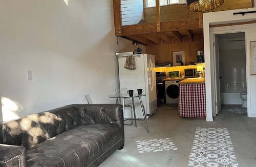 Huntington Beach Apartment | Artsy, classy beachside loft within walking distance of restaurants and bars.