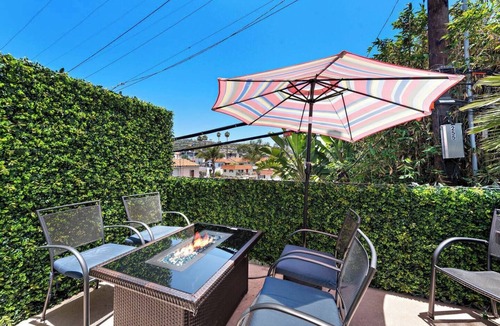 San Clemente Apartment | Balcony Fire Pit Walk to Village, Beach and Pier