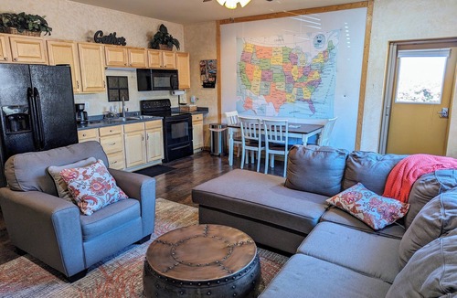 North Albuquerque Acres House | Beautiful mountain and city views from this private Casita