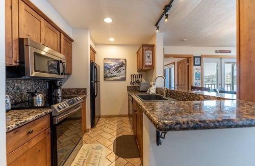 Lakeside Village Condo | Beautiful Mountain Views, Next to Keystone Lake, Steps to Shops and Dining