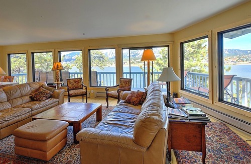 Estes Park Cabin | BEST VIEW in Estes Park! 1 of 2 Adjacent Stunning Cabins on Lake Estes #3459