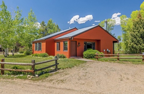 Clark Cabin | Big Horn - On the Elk River with view of Mt. Zirkel