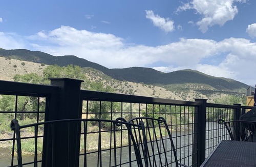 Salida Condo | Book NOW for Holidays and Skiing! Downtown Salida with 3 balconies on the River!