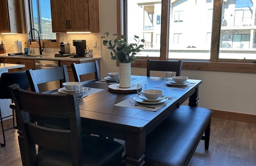 Fraser Condo | Brand new Grand Park retreat! Private hot tub and custom bunk room!