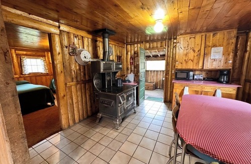 Gould Cabin | Cabin #1 Charming 2-bedroom rustic cabin in Gould perfect for a getaway