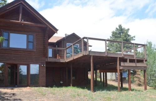 Spring Valley Cabin | Cabin with private hot tub, lake and mountain views, large deck