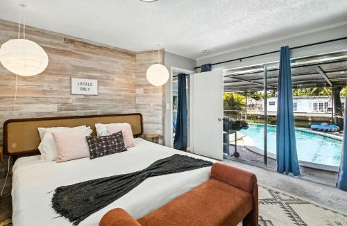 Fort Lauderdale House | Canal views featuring indoor pool