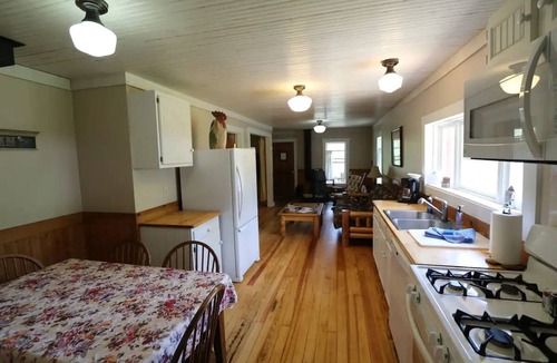 Clark Cabin | Caron House - A Well-Equipped Square Log Cabin!