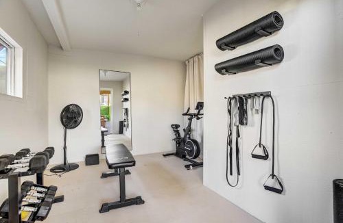 Security-Widefield House | Carson Camp Gym Workstations & Fenced Yard