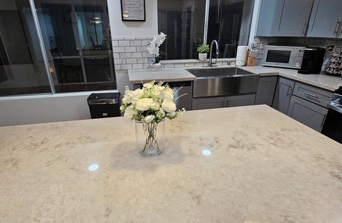 North Las Vegas House | Charming 3-bedroom house with Game room Pool, Spa, Fire Pit & BBQ!
