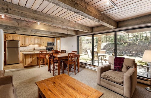 Aspen House | Chateau Eau Claire Unit 8, Riverfront Condo, Walking Distance to Town
