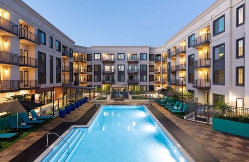 Downtown Condo | Chic Urban Living w Pool & Fire Pit at 300 Railway