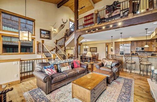 Steamboat Springs House | Cimarron #2 - walk to base, winter ski shuttle, private deck spa, Mountain views!